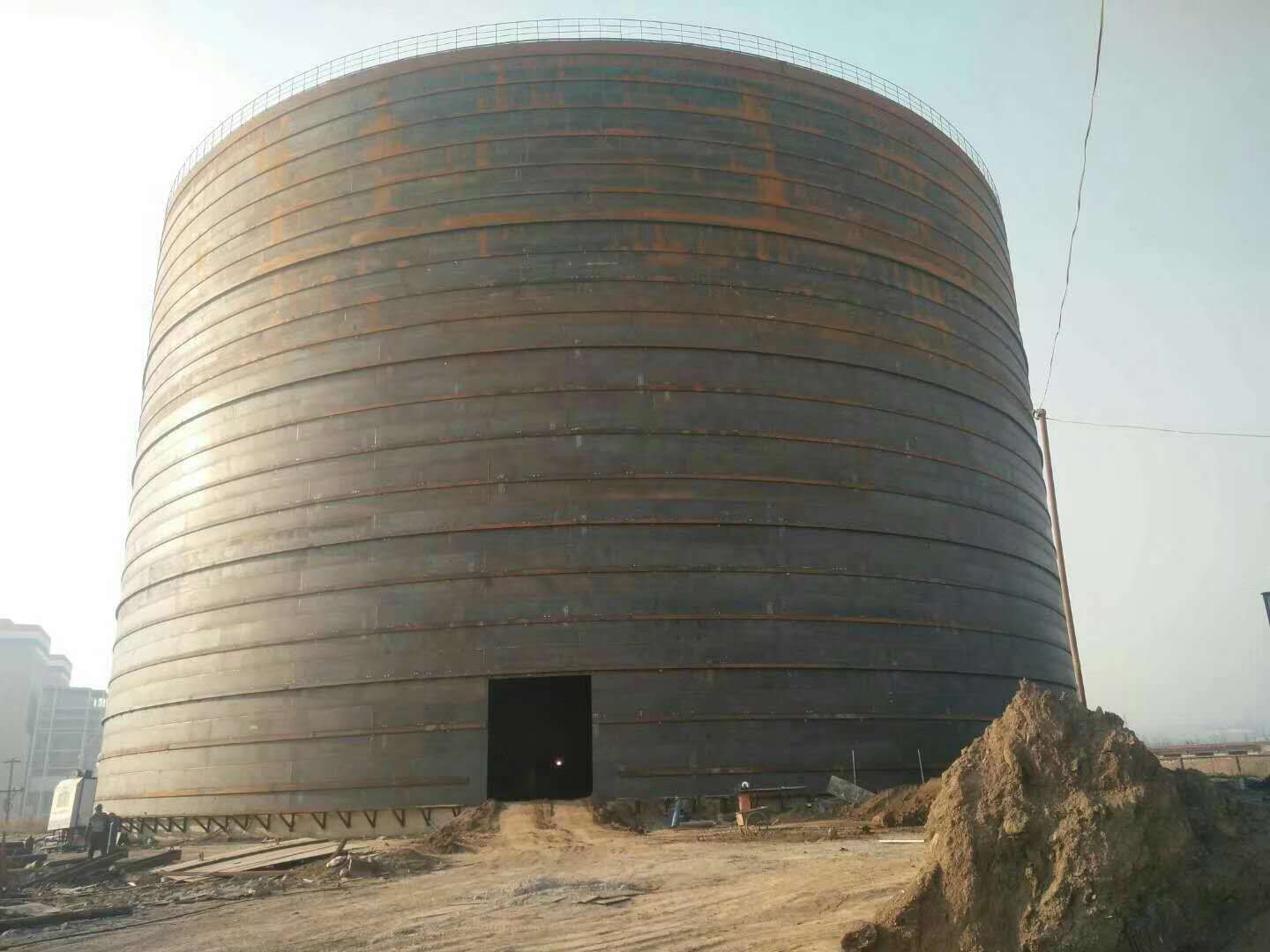 爱辉承建大型钢板库的好处及原理