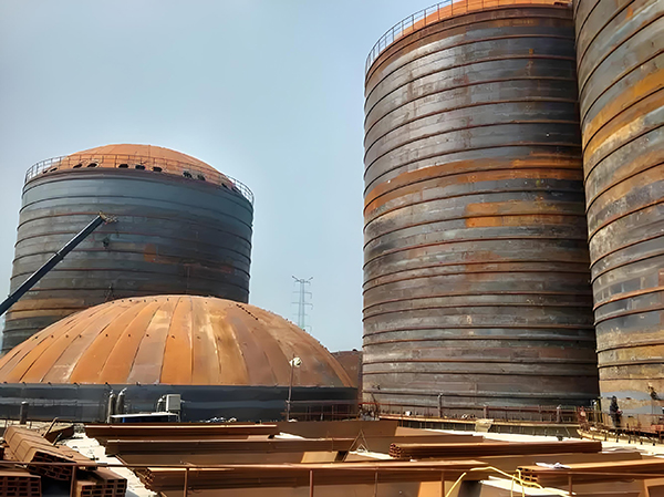 爱辉焦粉钢板仓